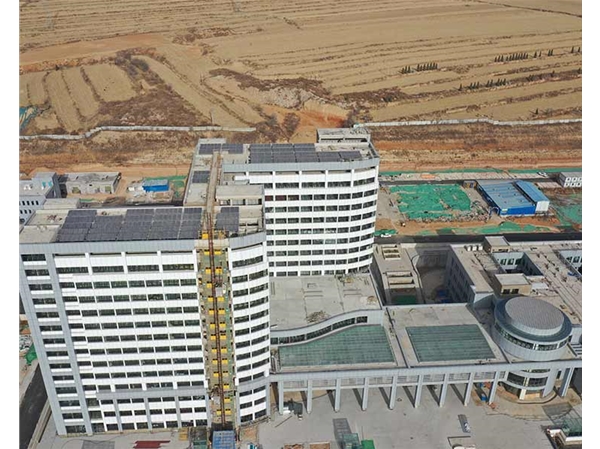 壽陽人民醫(yī)院遷址新建項目綜合病房樓海爾平板太陽能+燃?xì)忮仩t熱水系統(tǒng)項目